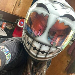 カスタムヘルメット、カスタムバイクヘルメット、スーパーバイク