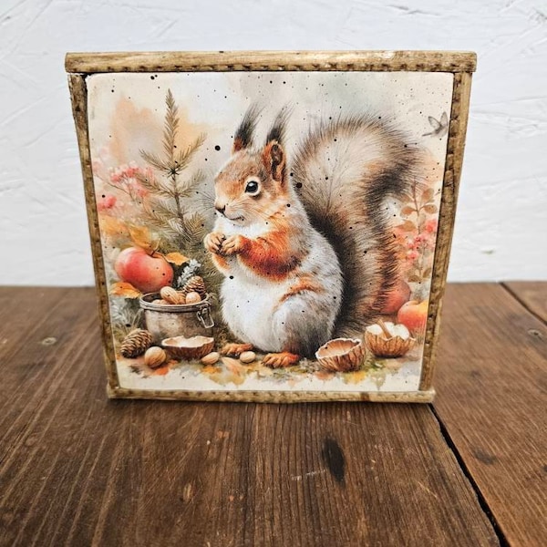 Autumn Squirrel: Clip Art, 10 High Res Watercolor Jpgs, Junk Journaling ...