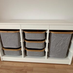 Boxes for IKEA Trofast Shelving Unit, Fabric Boxes in Three Sizes