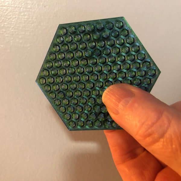 Pin Shape Fidget Hexagonal Push Pin Fidget: 3D Printed Sensory Desk Toy - Etsy