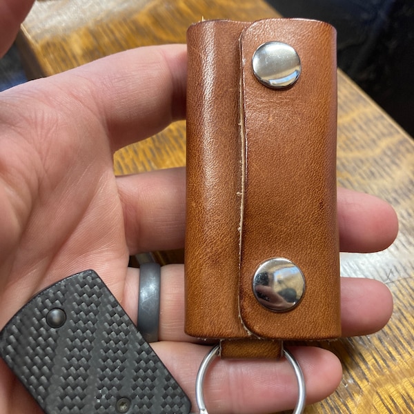 LEATHER TRUCKER WALLET BLACK