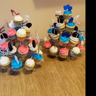 Margarita Glass Cupcake Toppers Decorations Celebration Birthday Topper ...