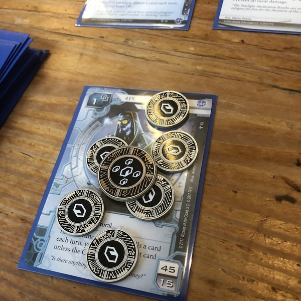 Credit/advance Set. Netrunner Compatible Fan-made (cyberpunk / Techy ...