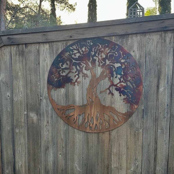 Tree of Life Metal Wall Art - Etsy