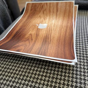 Skin de MacBook con emulación de madera para M1 Air 13 A2337, calcomanía para MacBook Pro 15 A1990, calcomanía con patrón de madera para MacBook Pro 16 M3, skin para MacBook Pro 14 M3