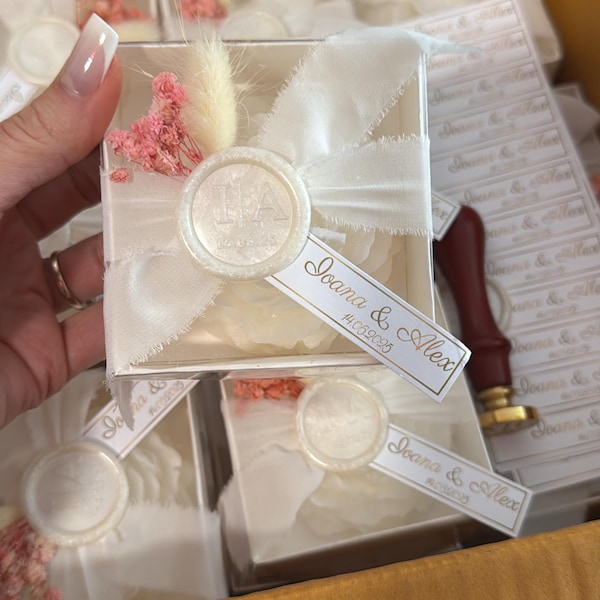 Personalized wedding candy and coffee favors engagement gift save the
