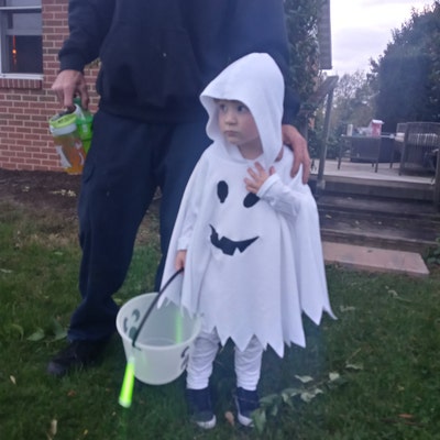 Ghost Hooded Cape Cloak Poncho Child Toddler Adult Halloween - Etsy