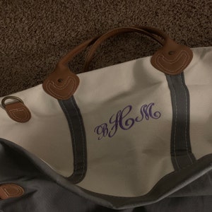 Extra Large Monogram Tote Bag Monogram Duffle Bag Large Travel Tote Mothers  Day Gift Back to School Graduation Gift College Life 