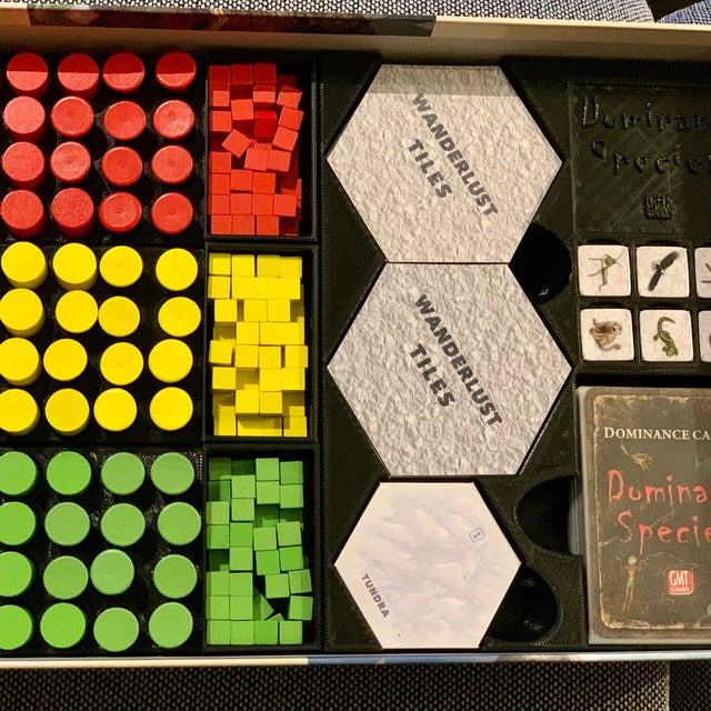 Dominant Species: Marine Insert / Box Organizer With Individual Player  Trays 