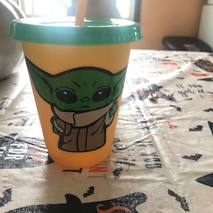 Color Changing Cup Disney Kids Cup Custom Kids Cup Star Wars Kids Cup Princess Leia Darth Vader ...