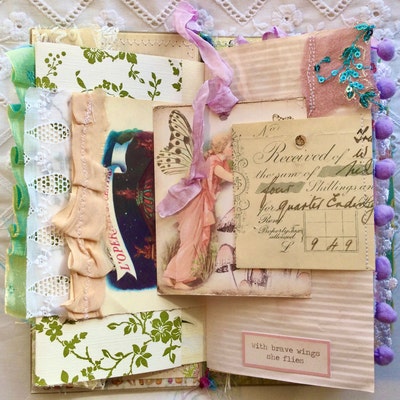 Junk Journal Kit, Fairy, Woods, Fairytale, Fairies, Pink, My Porch ...