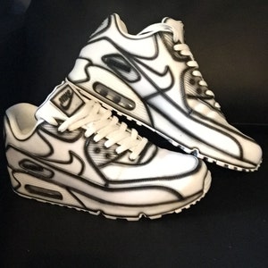 RipnDip Teddy Fresh Nike Air Max 90/1 Custom Hand Painted Shoes