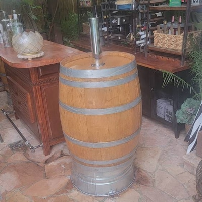 Wine Barrel Pole Lighting - Etsy