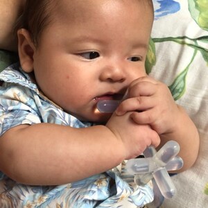 moonjax silicone baby teether