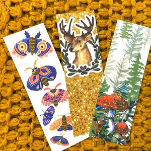 unicorn bookmarks printable set of 4 rainbow unicorn etsy