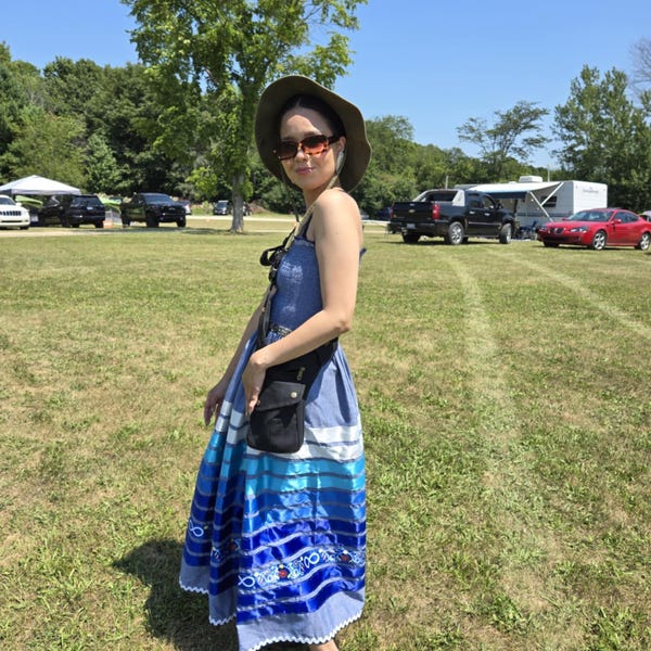 Black Cow Hyde Ribbon Skirt - Etsy