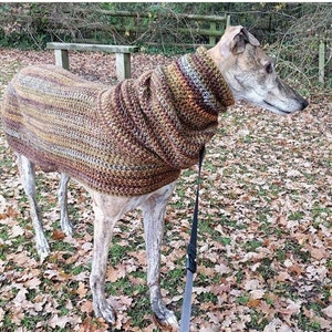 Aeriedesigns Quick Easy Greyhound Dog Sweater Crochet PATTERN