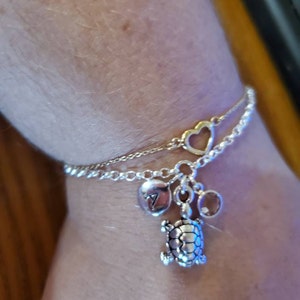 Birthstone Infinity Bracelet, Personalised Silver Bracelet, Gift for ...