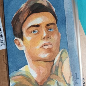 PRINT of Original Art Work Watercolor Painting Gay Male Nude | Etsy