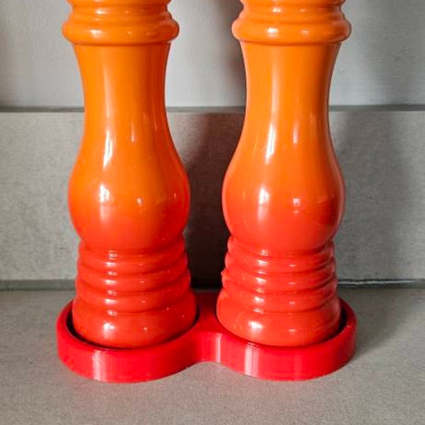 Promo Le Creuset Salt And Pepper Mill In Volcanic Orange Lada Garam Grinder Diskon 23% Di Seller