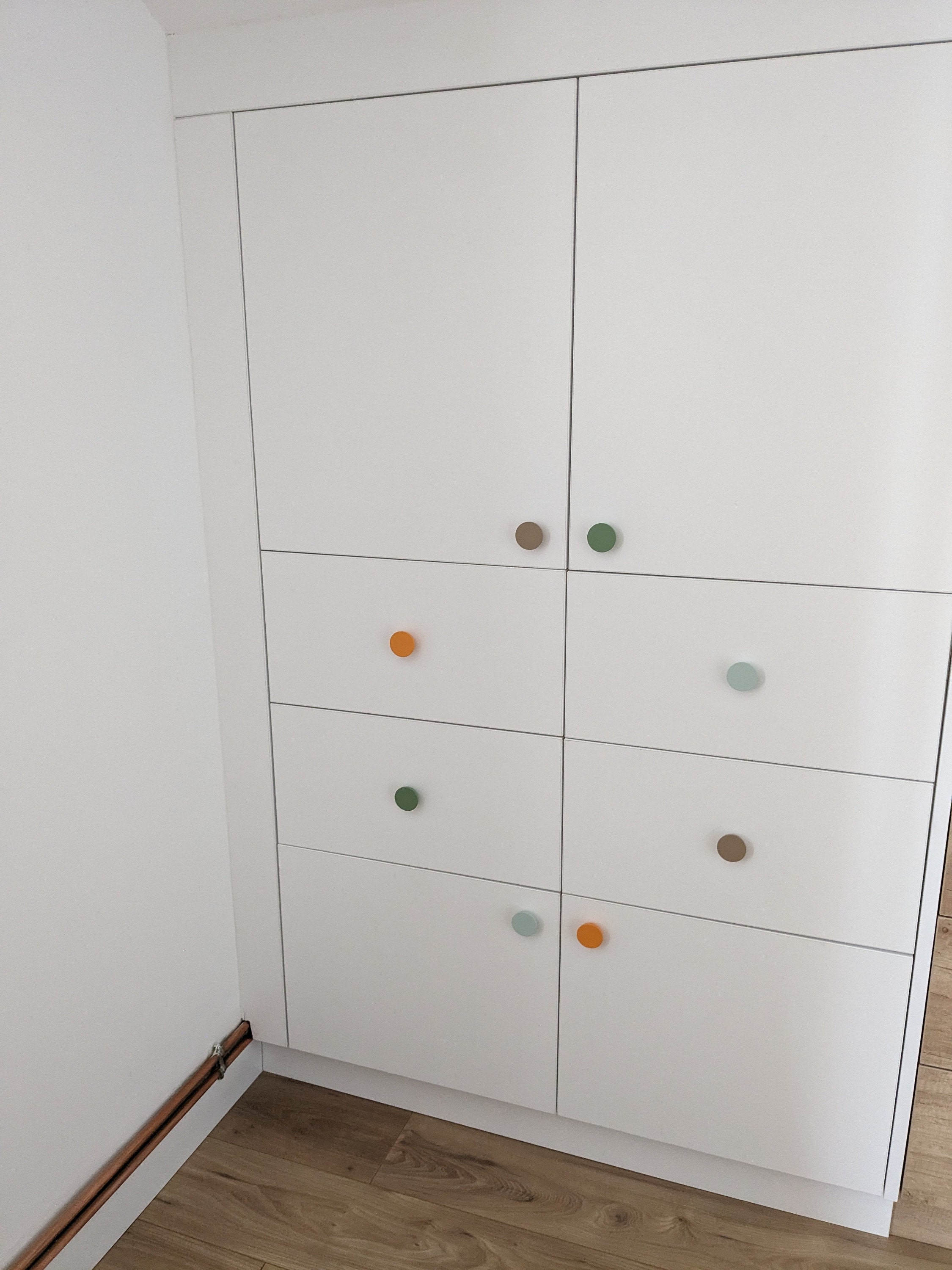 Kids room round drawer knobs I Colorful furniture accessories for nursery, kids room I More colors