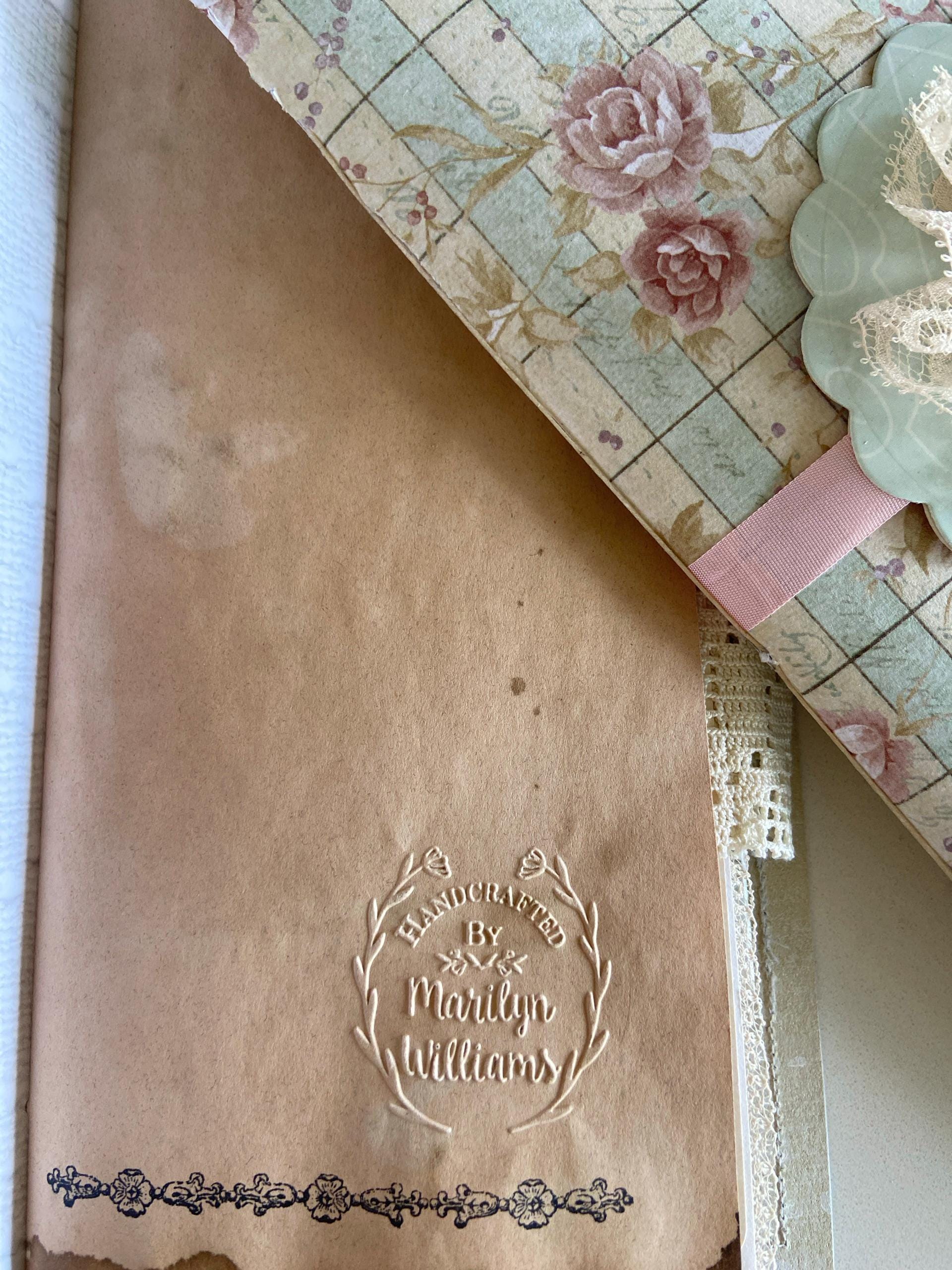 Custom Made with Love Stamp, Etsy Shop Stamp, Personalized Stamp, Business Card Stamp, Handmade Stamps, Calligraphy Packaging, Maker Stamp