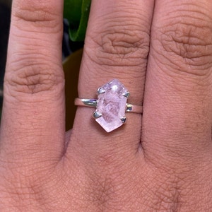 Anello in argento sterling con rodocrosite, Argentina, 5ct
