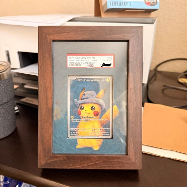 ピカチュウ ゴッホ プロモ カスタム ポケモン PSA フレーム - Etsy 日本