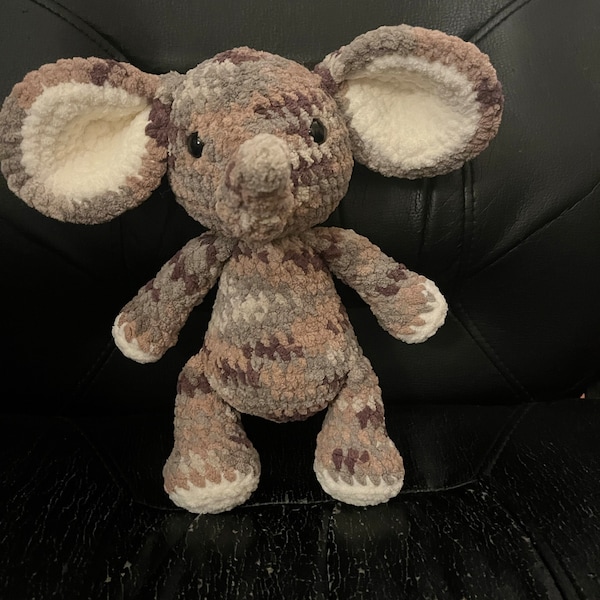 Anne the No Sew Elephant Crochet Pattern / Amigurumi Plushie PDF File ...