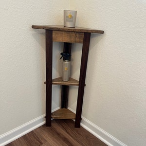 Tall on sale corner table