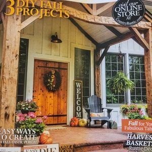 2023 FALL Country Rustic Magazine: Farmhouse-style, Country Home