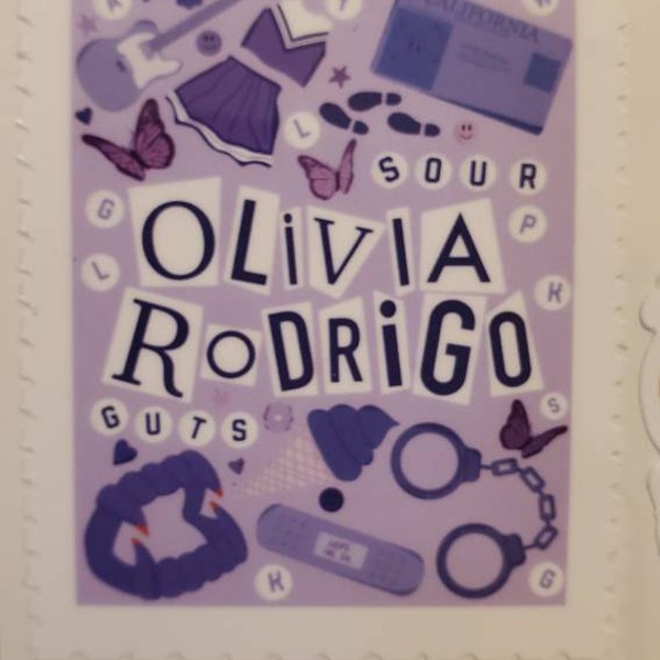 Olivia Rodrigo Sticker | Olivia Rodrigo | Drivers License Sticker ...
