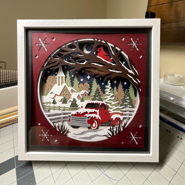 Shadow Box Frame SVG for Cricut Projects, Square Frame Svg, Rectangle ...