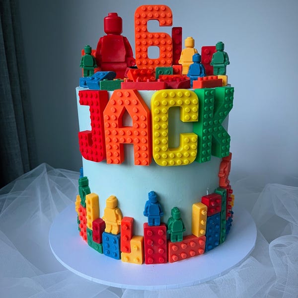 Personalised Brick Compatible Letters - Building Blocks Style Custom 3D ...