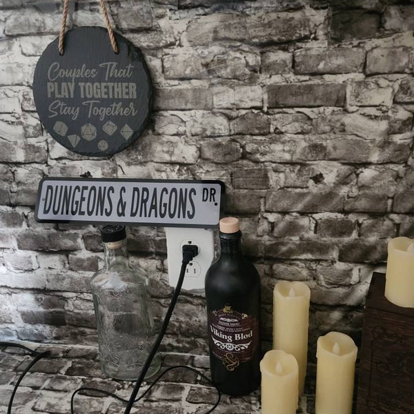 Dungeons and Dragons Sign, Dnd Sign, Dungeon Master Gift, Nerdy Sign ...