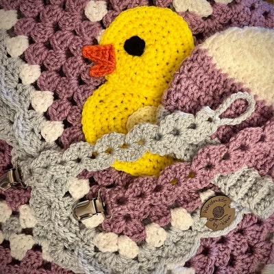 PATTERN Rubber Duck Applique Crochet Pattern PDF Instant Download Baby