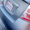 Clear Crystal Bling License Plate Frame - 7 Rows Of Diamonds With Bow Tie Corners
