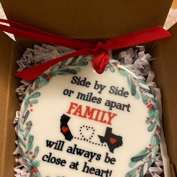 Personalized Besties Mean Long Distance Ornament SB2425 30O47