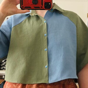 Sour Cherry Button-up Shirt PDF Sewing Pattern | Size Inclusive