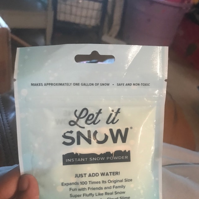 Let it Snow Instant Snow Powder for Cloud Slime - Premium Fake Artificial  Snow