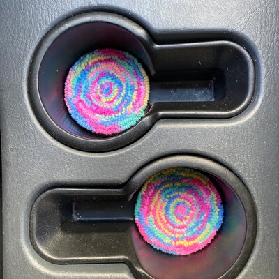 Punch Needle Coaster, Tufted Coaster,mini Rug, Custom Mug Rug, Drink ...