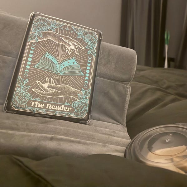 The Reader Tarot Card Kindle Paperwhite Clear Case Insert - Etsy