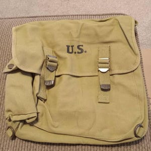 1942's（WWII's） US ARMY M-1936 MUZETTE BAG（ミュゼットバッグ） W