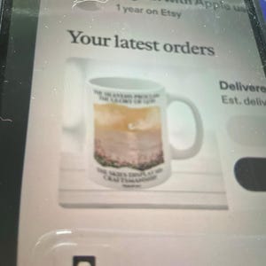 Etsy buyer added a photo of their purchase