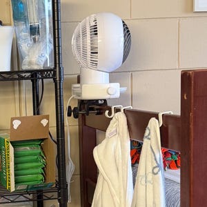 Woozoo Fan Bunk Bed Mount: 8.27-inch Fan Holder, Dorm Room Essential