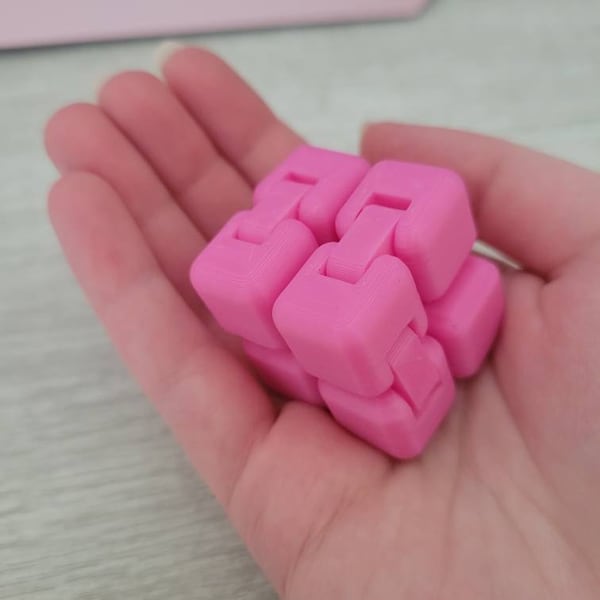Pink Infinity Cube Infinity Cube Fidget Toy - Etsy