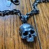 Amazing Skull Ring - Sterling Silver 925 Handmade Masonic Biker Style By SILVERZONE77 (All Sizes)