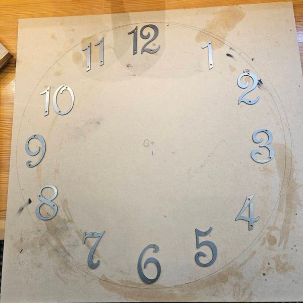 Three Inch Clock 3 Inch Clock Numbers | DIY Clock Number Kit | Metal Clock Number Kit ...