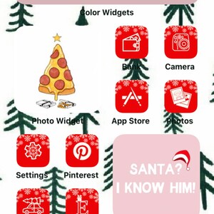 Winter Aesthetic Ios 14 Icons, Holiday iPhone App Icon Pack, Winter ...