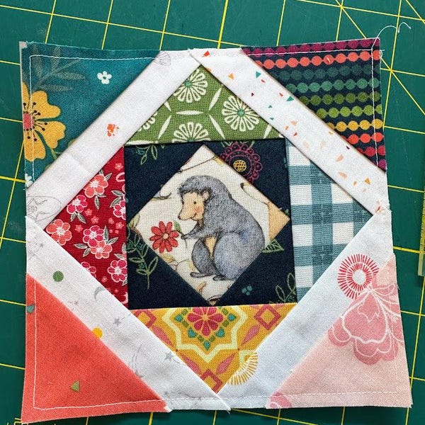 Square in a Frame FPP Foundation Paper Piecing Quilt Block Pattern ...